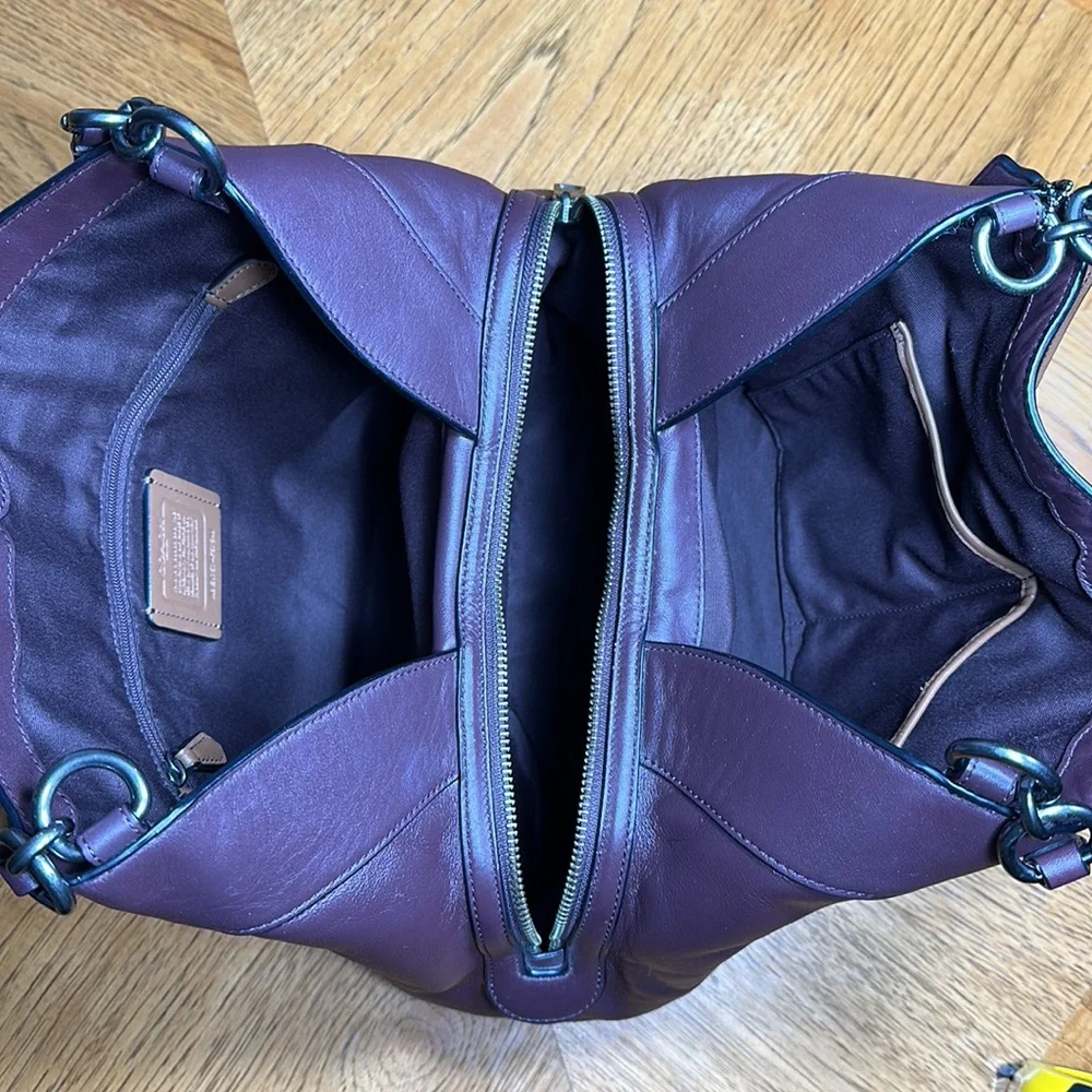 COACH Exploded Reps Print Lexy Shoulder Bag - Picture 14 of 17